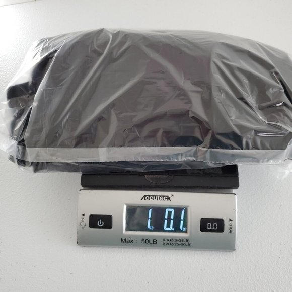 Eileen Fisher Womens Solid Black Midi Dress Size M Long Sleeve V Neck Minimalist - Picture 9 of 10